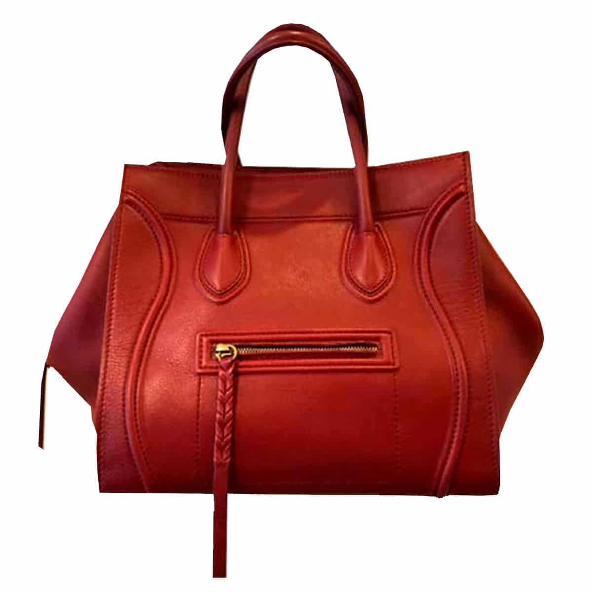 celine leather tote