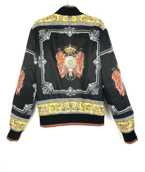 Dolce & Gabanna Printed Nylon Gents Bomber Jacket In Multicolor (52) - Image 2