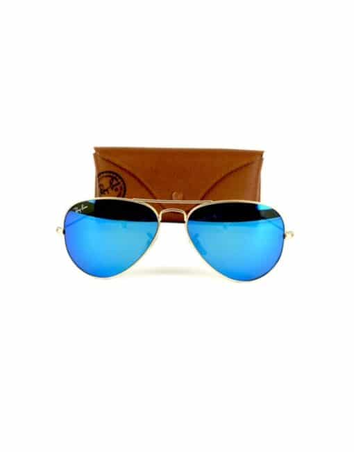 Ray Ban 'Aviator Style' Flash Sunglases - Image 4