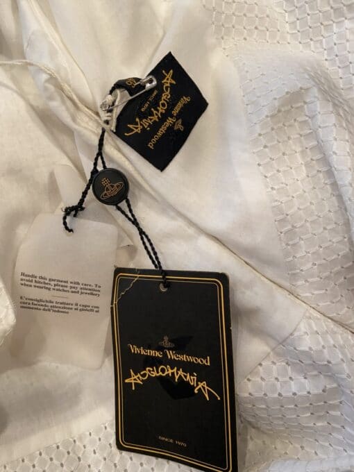 Vivienne Westwood Long White Dress ( Size 14) - Image 2