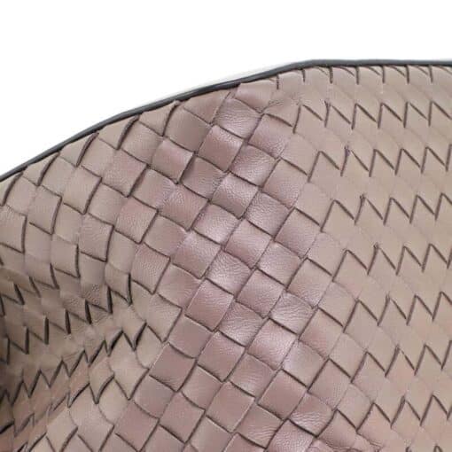 Bottega Veneta Ellittica Medium Tote Leather with Intrecciato Detail - Image 6