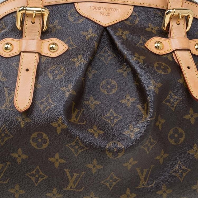 Louis Vuitton Tivoli GM Monogram Canvas Shoulder Bag Brown
