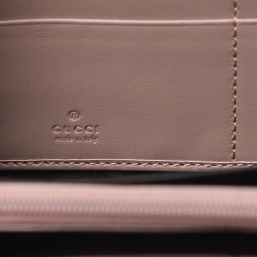 GUCCI Calfskin Matelasse GG Marmont Zip Around Wallet Porcelain Rose - Image 6