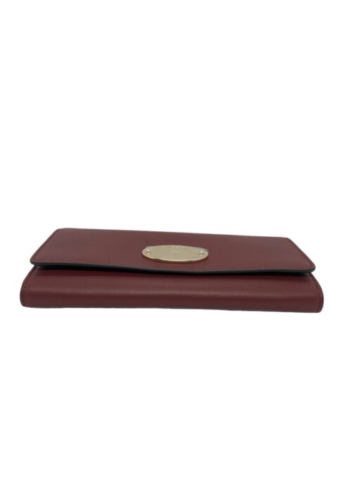 Mulberry Continental Plaque Antique Ruby Wallet - Image 6