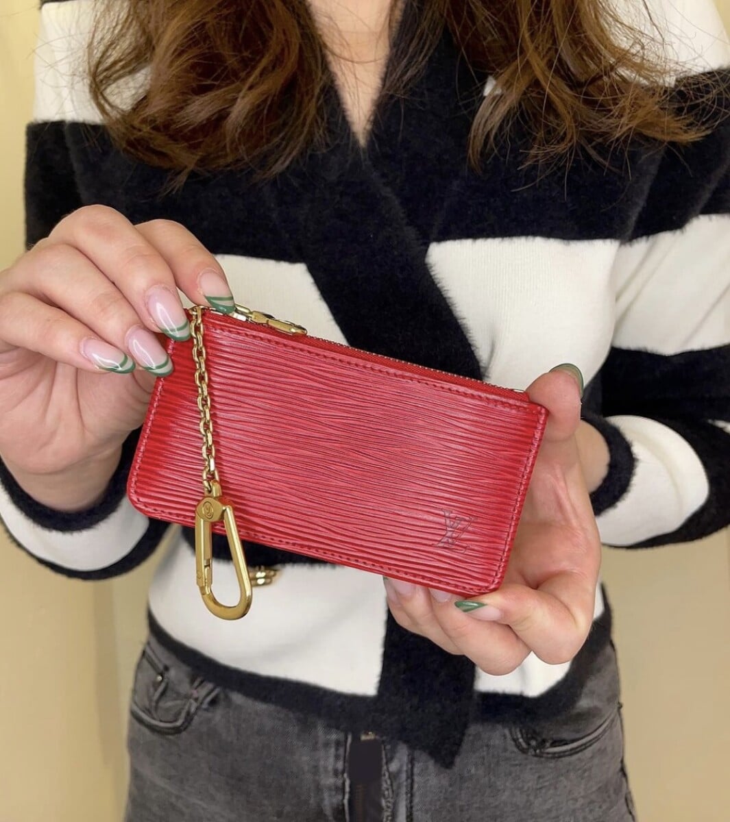 Louis Vuitton EPI Leather Key Pouch Red - TBD