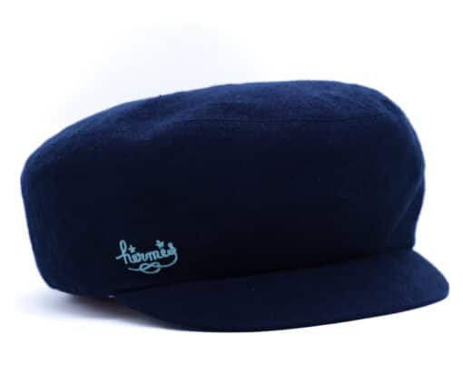 HERMÈS Davis H Primavera Ladies Cap Dark Navy 56 - Image 6