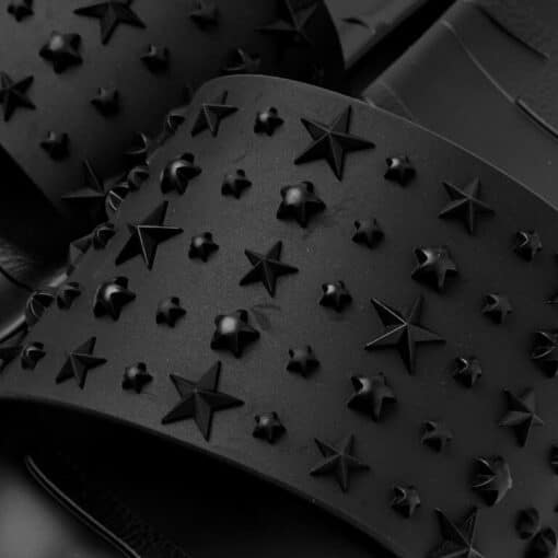 JIMMY CHOO Rey Studded Pool Slides Black (Size 10) - Image 4
