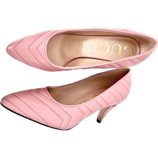 GUCCI Matelasse Ladies Leather Pump Shoes (Size 36/UK 3) - Image 6