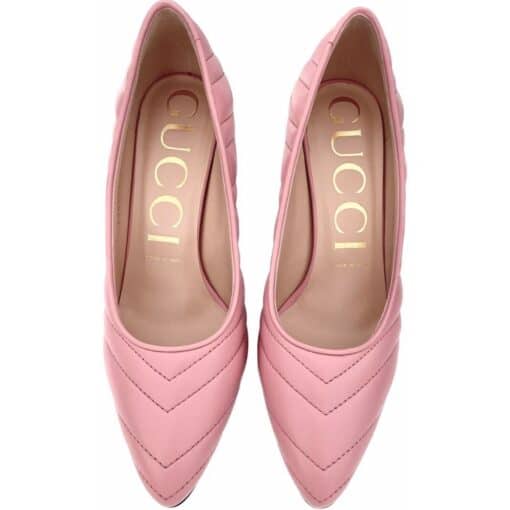 GUCCI Matelasse Ladies Leather Pump Shoes (Size 36/UK 3) - Image 5