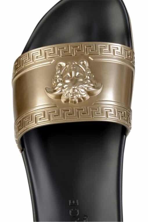 VERSACE Mainline Gents Sliders Gold (Size 43/UK 9) - Image 3