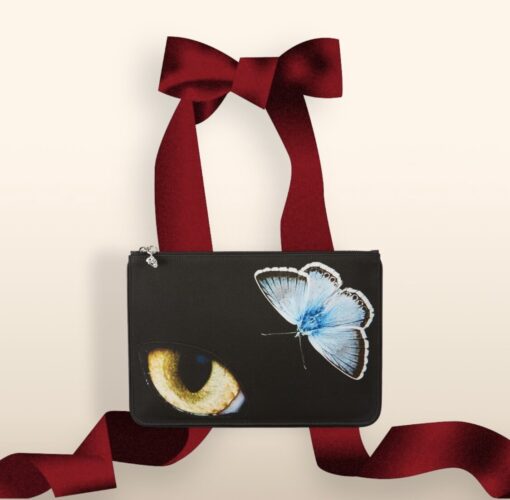 Alexander McQueen Oversized Satin Clutch Bag 30cm - Image 9