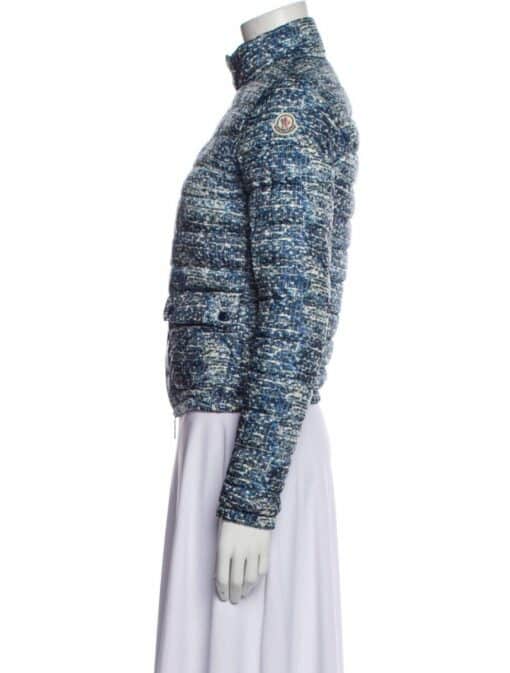 MONCLER Tweed Pattern Performance Jacket (Size 1/Small) - Image 3