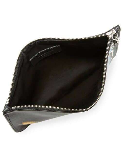 Alexander McQueen Oversized Satin Clutch Bag 30cm - Image 6