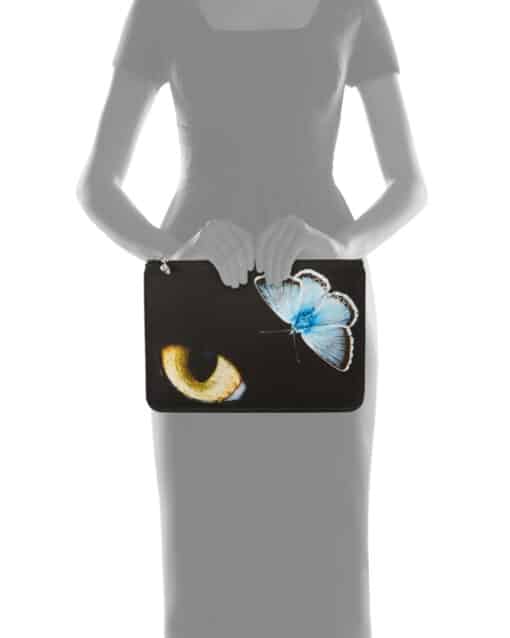 Alexander McQueen Oversized Satin Clutch Bag 30cm - Image 8
