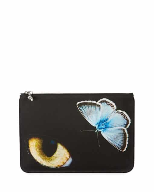 Alexander McQueen Oversized Satin Clutch Bag 30cm - Image 7