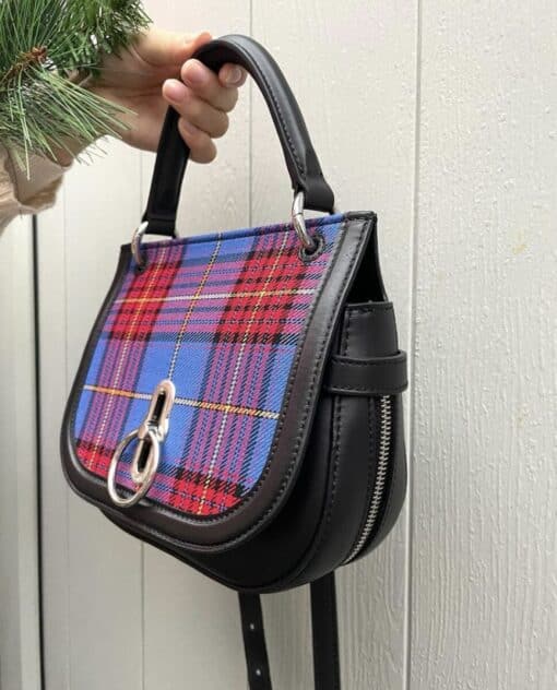 Mulberry Small Amberley Satchel Porcelain Blue with Black Leather - Image 10