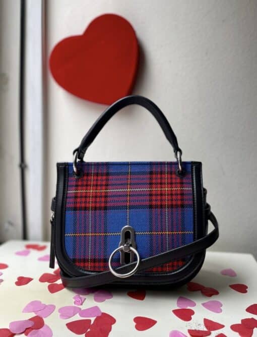 Mulberry Small Amberley Satchel Porcelain Blue with Black Leather - Image 12