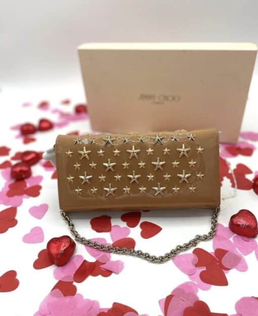 Jimmy Choo Star Patent Leather Wallet on Chain (WOC) - Image 8