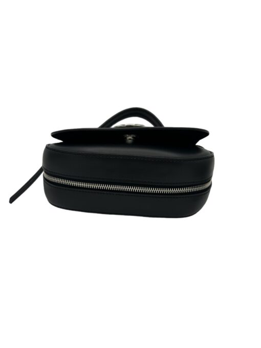 Mulberry Small Amberley Satchel Porcelain Blue with Black Leather - Image 2