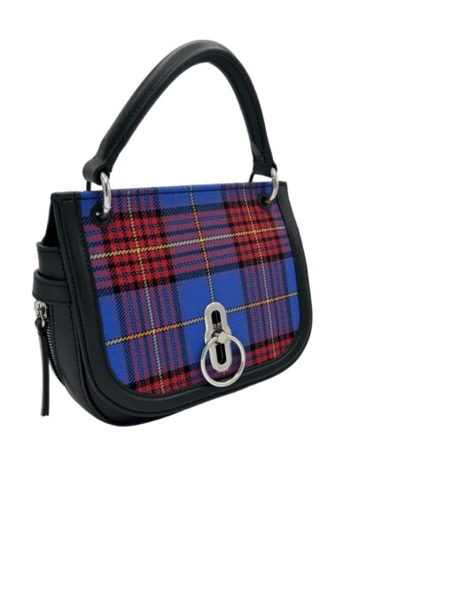 Mulberry Small Amberley Satchel Porcelain Blue with Black Leather - Image 7