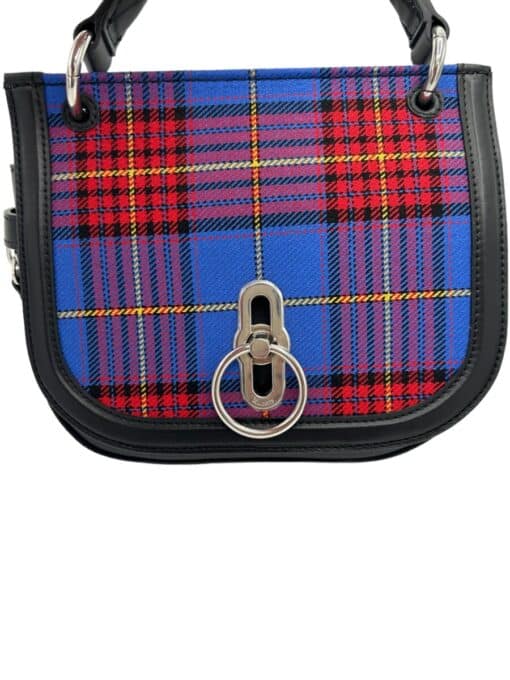 Mulberry Small Amberley Satchel Porcelain Blue with Black Leather - Image 8