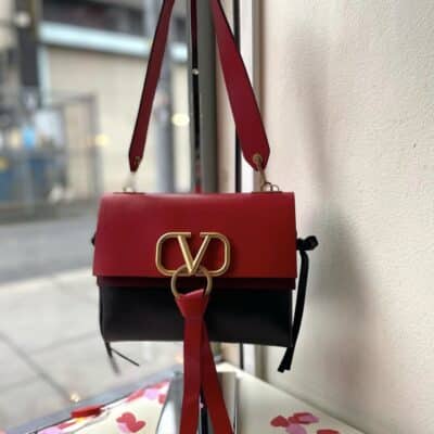 Valentino Garavani VRing Shoulder Bag Leather Small.