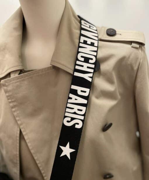 GIVENCHY Waxed Calfskin small Nightingale Star Logo In Black - Image 13