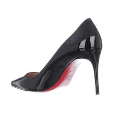 CHRISTIAN LOUBOUTIN Kate 85 Pumps Patent Leather Black (Size 39.5)