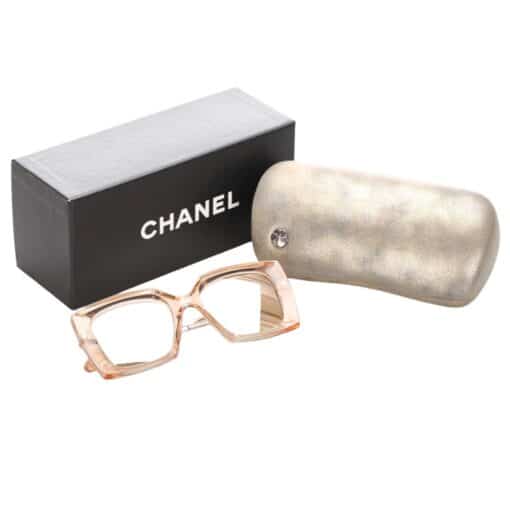 Chanel Square Ladies Sunglasses Light Pink Mirror/Pink - Image 5