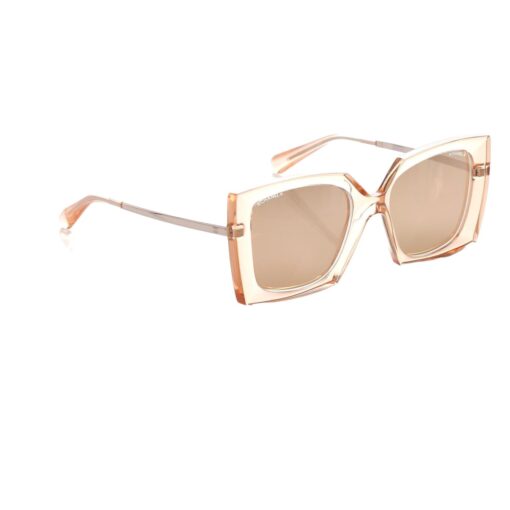 Chanel Square Ladies Sunglasses Light Pink Mirror/Pink - Image 7