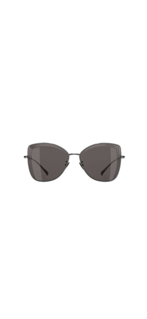 CHANEL Metal Butterfly Ladies Sunglasses in Brown