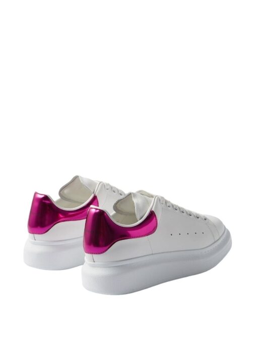 ALEXANDER MCQUEEN Oversized Raised-Sole Leather Trainers (Size 39) - Image 3