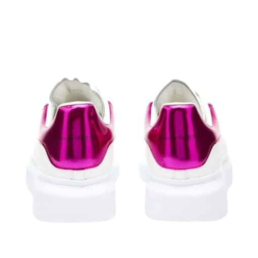 ALEXANDER MCQUEEN Oversized Raised-Sole Leather Trainers (Size 39) - Image 7