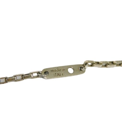 Louis Vuitton Damier Colour Palladium Plated Pendant Necklace in Silver. - Image 8