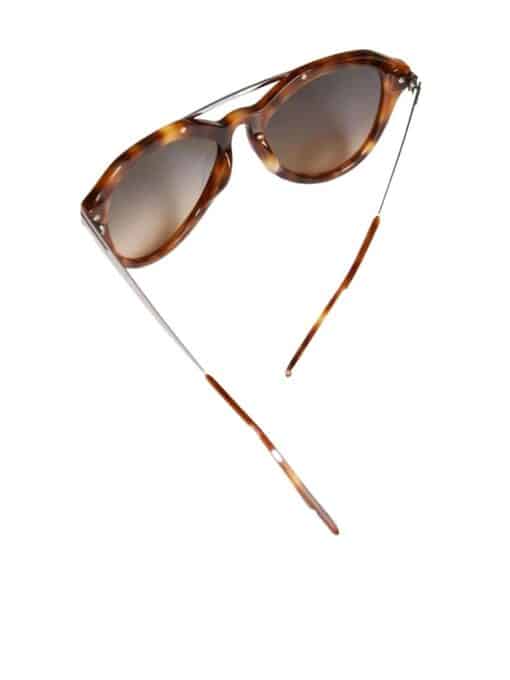 Tom Ford 'Aviator Style' Sunglasses Classic Blond Havana Frame Silver Hardware - Image 4
