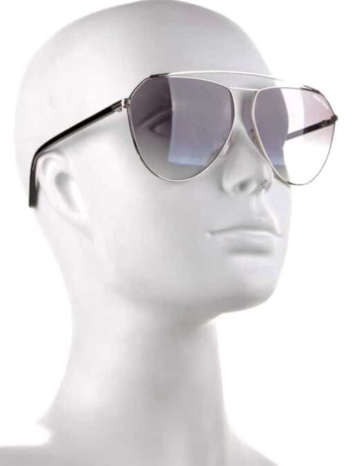 Tom Ford Binx Gradient Smoke Pilot Unisex Sunglasses - Image 6