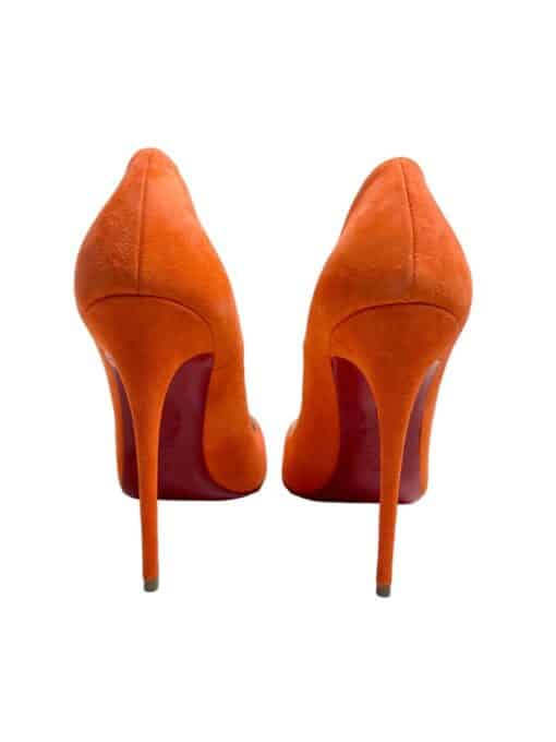 Christian Louboutin Orange Suede So Kate 120 Pumps (Size 39) - Image 3
