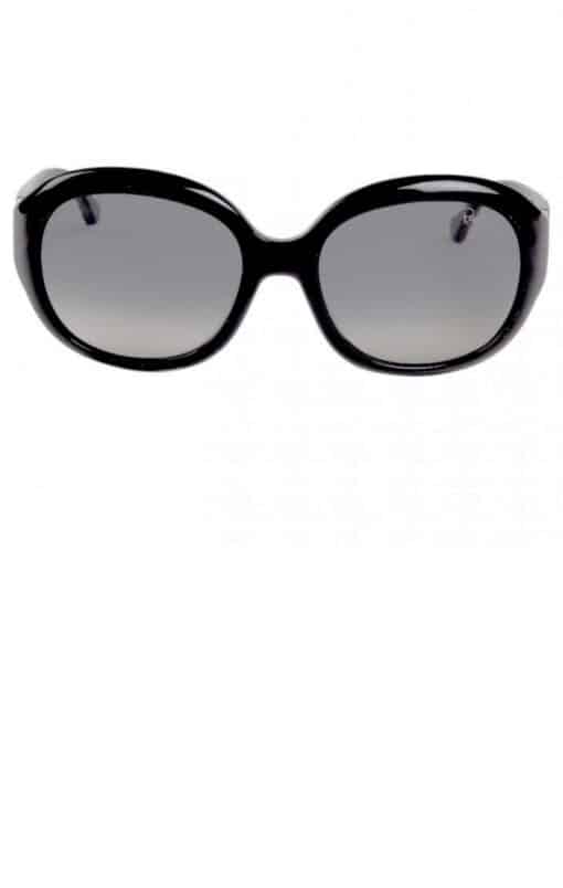 Roberto Cavalli Signature Oval Sunglasses in Black. - Image 3