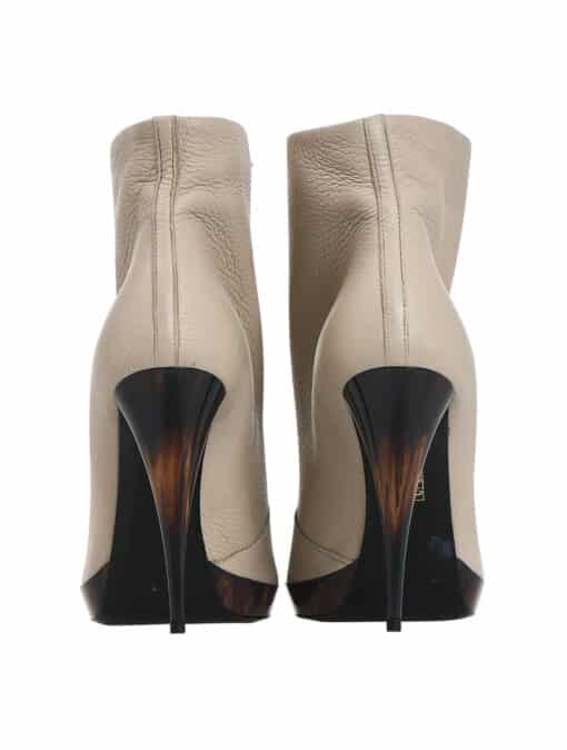 Burberry Open Toe Ankle Boots (Size 39) - Image 4