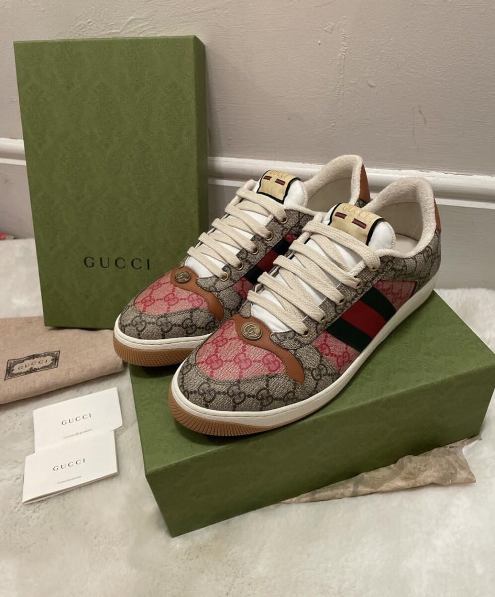Scarpe gucci gg supreme on sale