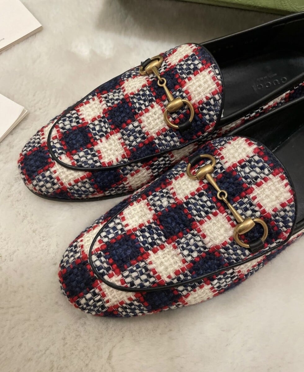 Gucci jordaan tweed on sale