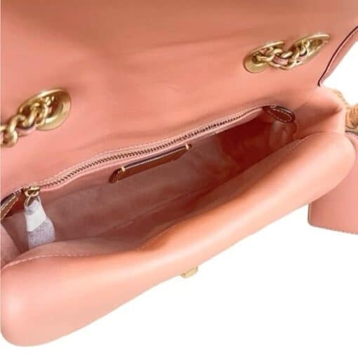 Coach Pillow Coral Quilted Madison Shoulder Crossbody Bag. - Image 10