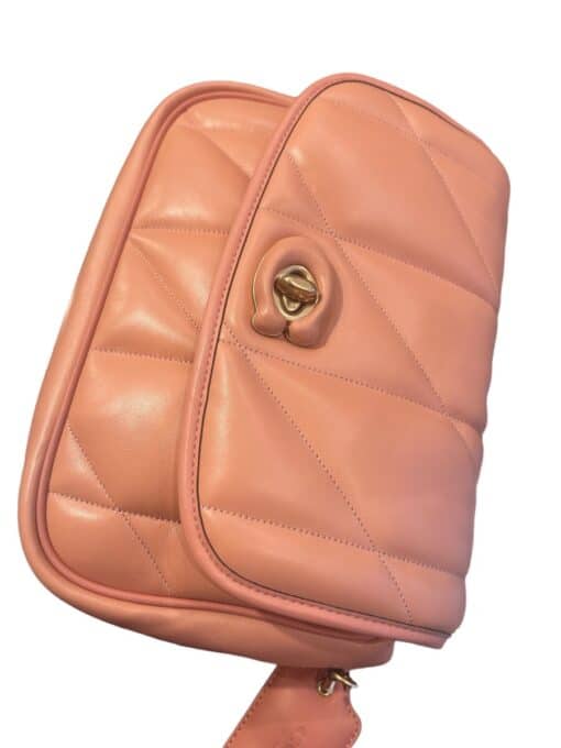 Coach Pillow Coral Quilted Madison Shoulder Crossbody Bag. - Image 8