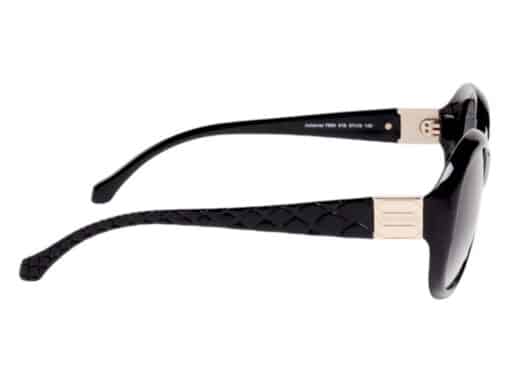 Roberto Cavalli Signature Oval Sunglasses in Black. - Image 4