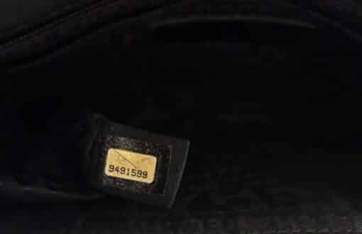 CHANEL Vintage Lambskin Logo Pochette Shoulder Bag in Black. - Image 8