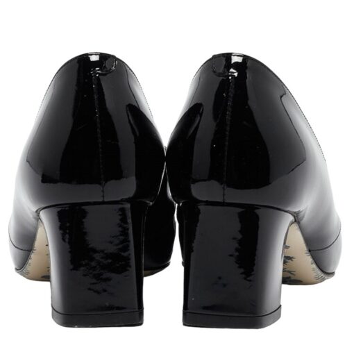 Gucci Marmont GG Patent Leather Pumps in Black (Size 37.5) - Image 2