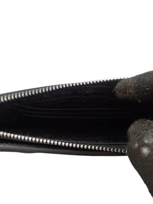 Prada Saffiano Noir Smartphone Case Wristlet - Image 5