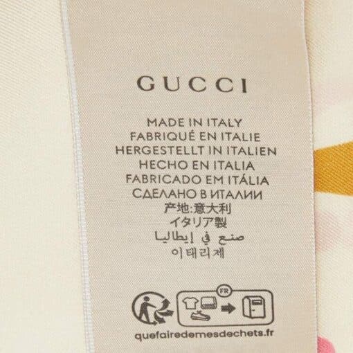 GUCCI Ice Cream Print Silk Scarf - Image 3