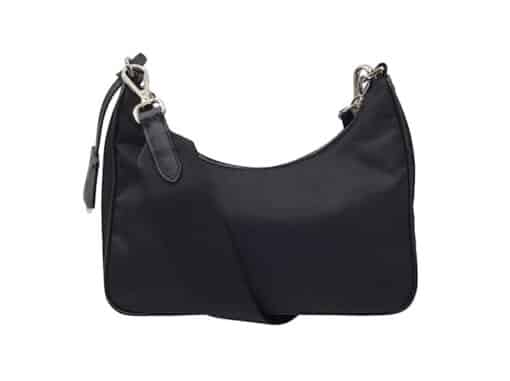 Prada Re-edition 2005 Black Tessuto Nylon Small Chain Crossbody Bag - Image 8