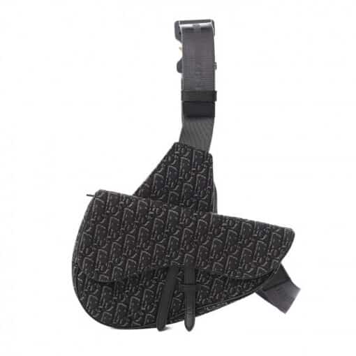 CHRISTIAN DIOR Oblique Saddle Bag. - Image 2
